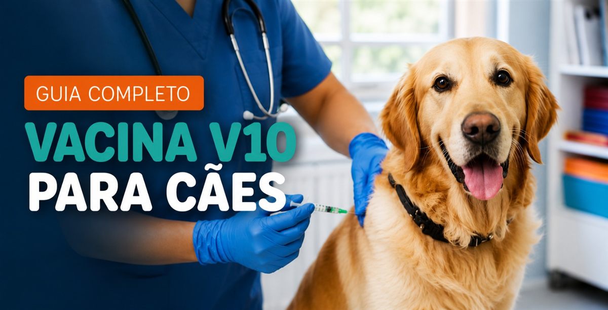 Vacina V10 para cães