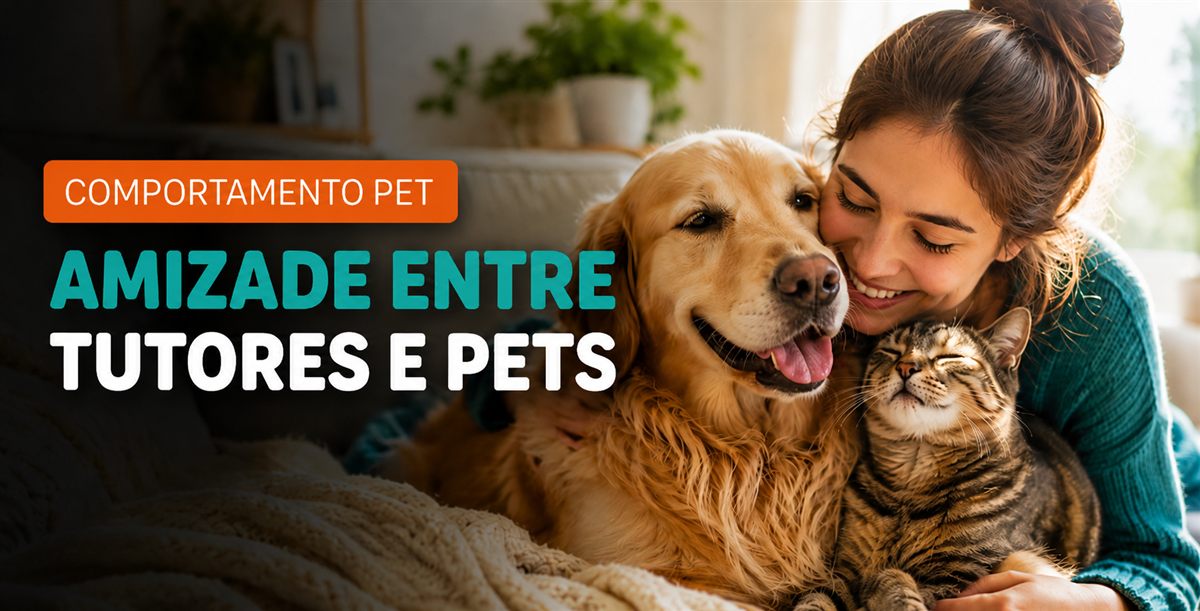 Amizade entre cães, gatos e seus tutores
